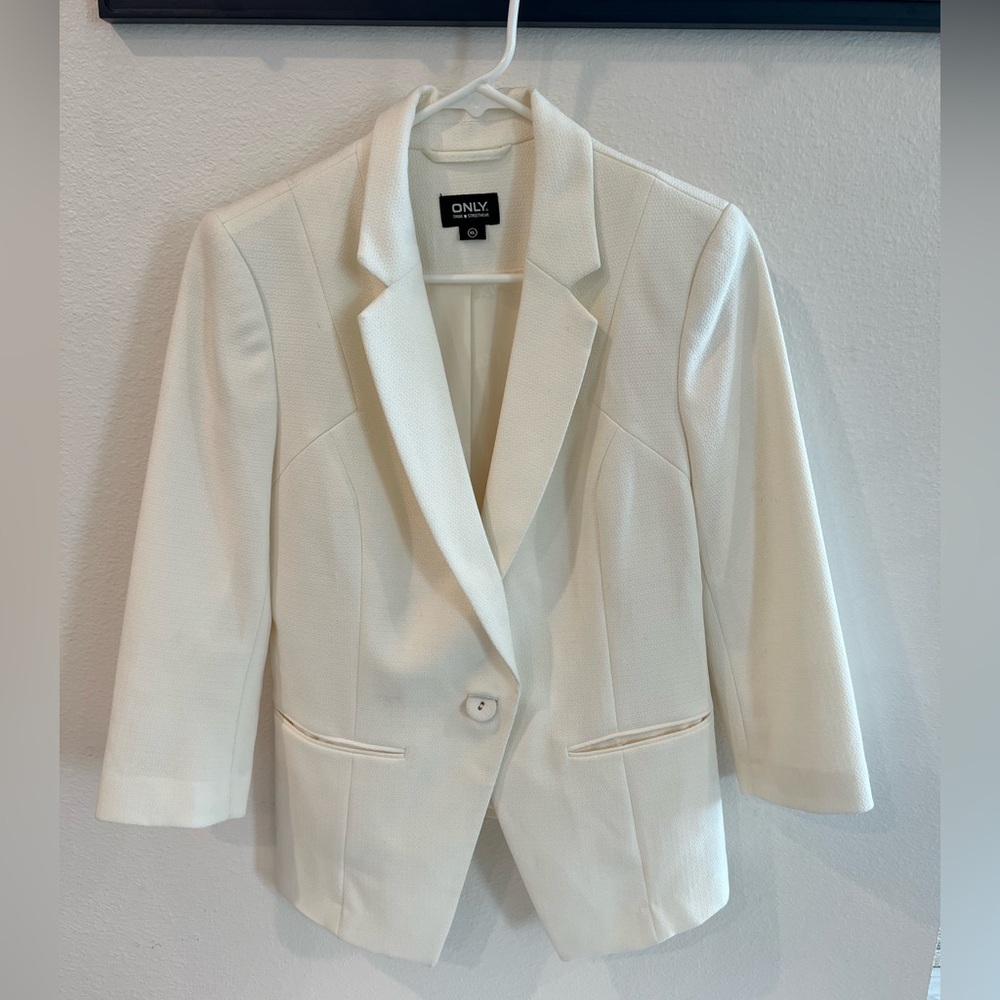 White blazer
